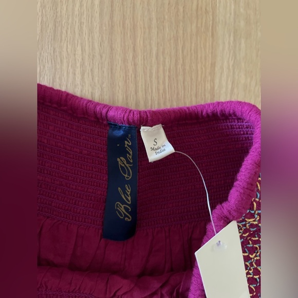 Blue Rain Francesca’s| Stretch Waist, Pull On Boho Tassel Shorts, Embroidered••• - Picture 9 of 12